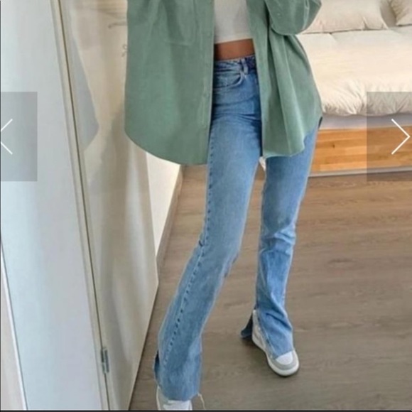Zara 90’s Full Length Split Bottom - Picture 1 of 11
